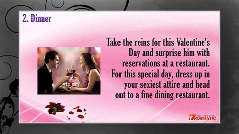 So start 2020 right by giving some truly memorable valentine's day gifts for him… Romantic Valentines Day Ideas For Him - Romantic Ideas for Valentines Day for Him - YouTube