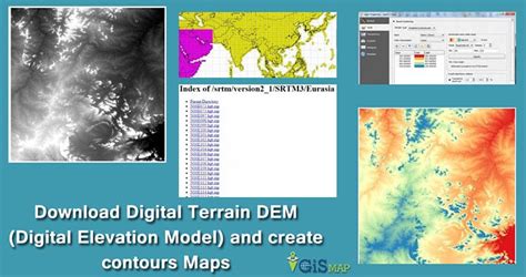 Download Digital Terrain Dem Digital Elevation Model And Create