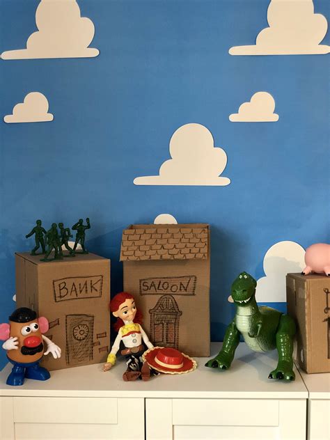 Toy Story Birthday Party Andys Room Cardboard Town Toy Story