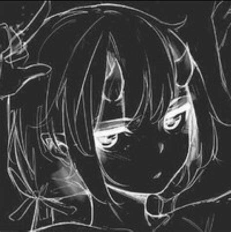 edgy dark goth anime pfp fotodtp