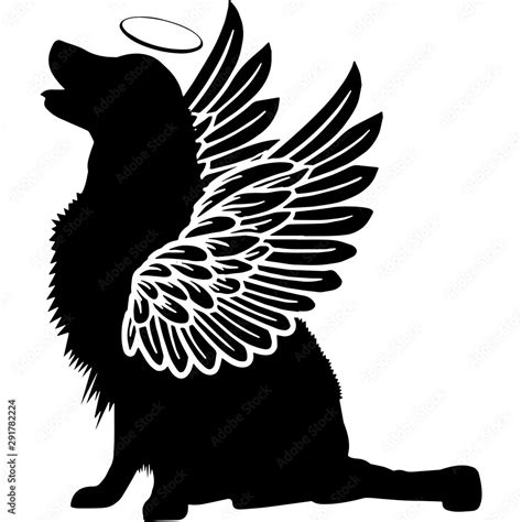 Labrador Svg Pet Dog Memorial Svg Angel Wings Svg Dog Dog Memorial