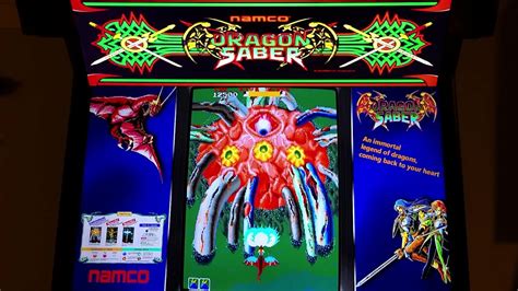 Dragon Saber Arcade Cabinet Mame Gameplay W Hypermarquee Youtube