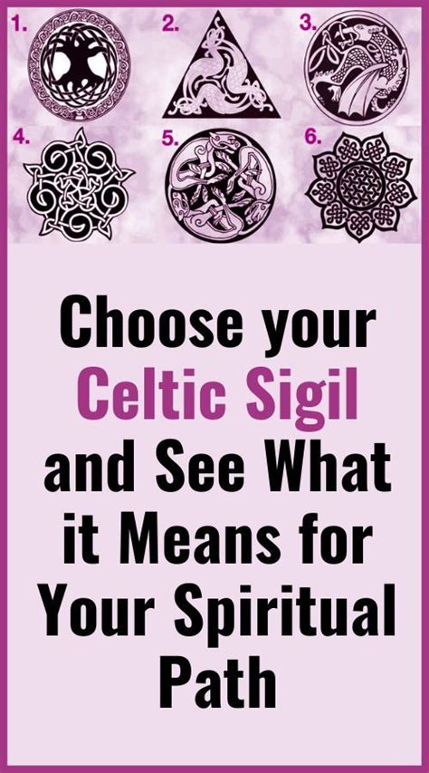 Choose Your Celtic Sigil And See What It Means For Your Spiritual Path