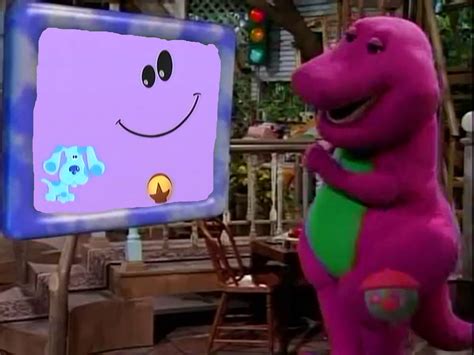 Barney Watches Face And Blue On Adventure Screen 3 By Ehrisbrudt On