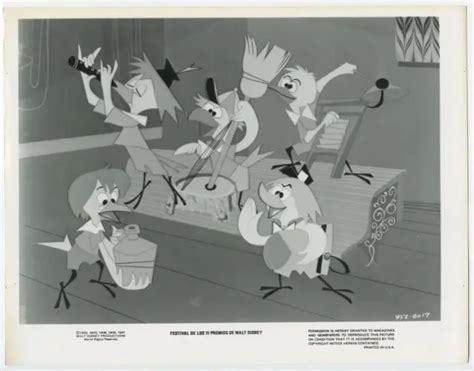 Academy Award Review Of Walt Disney Cartoons 1966 8x10 Org Movie Photo