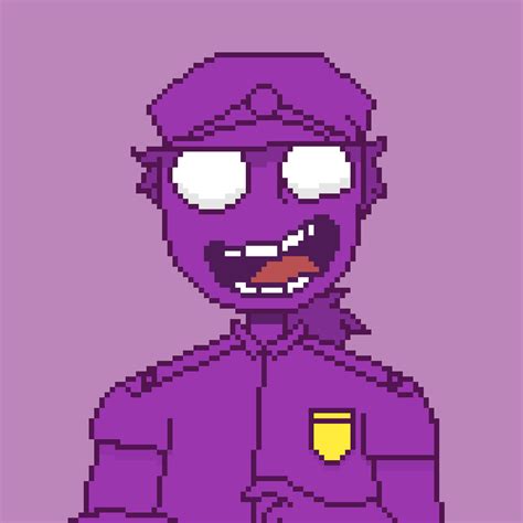 Fnaf Purple Man Pixel Art By Smarterthenyou On Newgrounds Images