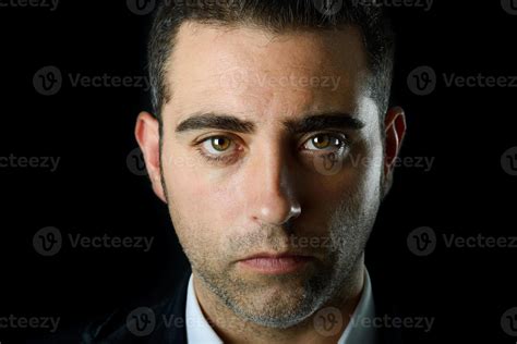 Portrait Of A Serious Man Concerned Stock Photo At Vecteezy
