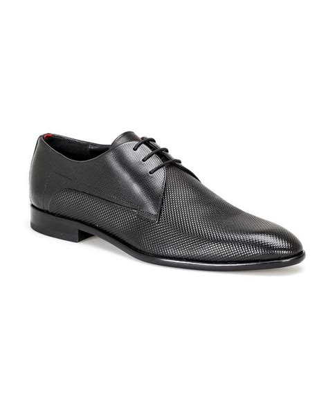 Hugo Boss Mens Dress Appeal Embossed Leather Derby Oxford Shoe Macys