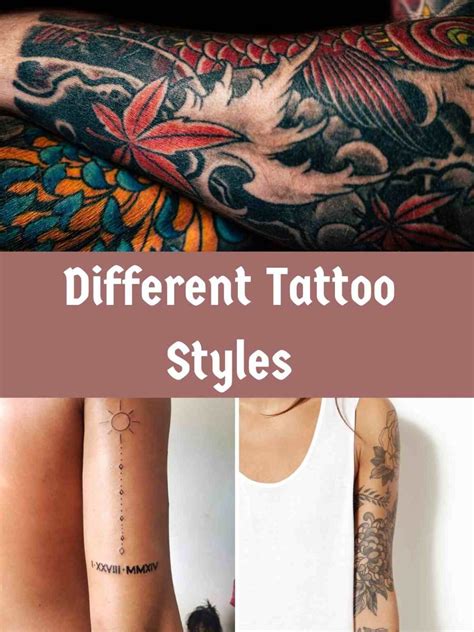 A Complete Guide To Different Tattoo Styles Tattoo Glee