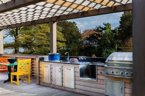 40 Outdoor Kitchen Pergola Ideas For Covered Backyard Designs In 2021