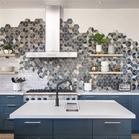 Trendy Tile Designs Inspired By One Custom Backsplash Mercury Mosaics
