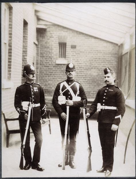 1890s Photo British Army Regiment Three Riflemen Royal Marines