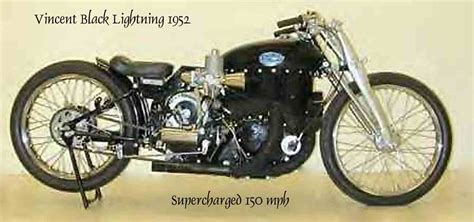 Supercharged 1952 Vincent Black Lightning World Fastest At Flickr