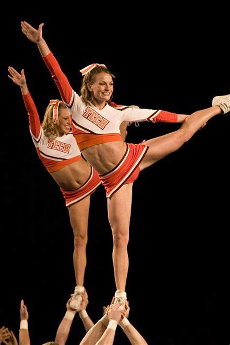 College Cheerleader Cheerleading Stunts Scale M KyFun Moved From Cheerleading Stunts