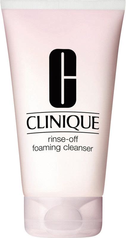 Clinique Rinse Off Foaming Cleanser Removes Long Wearing Makeup And