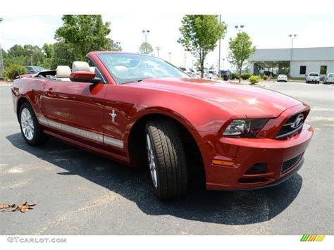 2014 Ruby Red Ford Mustang V6 Premium Convertible 82161366 Photo 3