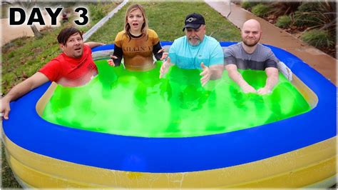 Last To Leave The Hot Slime Pool Wins 5000 Youtube