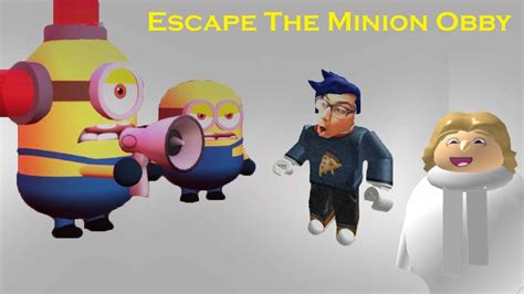 Rolblox Escape The Minion Obby Watch Me Play The Game Youtube