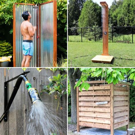 Outdoor Shower Ideas For Backyard To Diy This Summer Blitsy