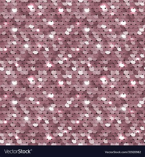 Seamless Pink Texture With Sequins Royalty Free Vector Image