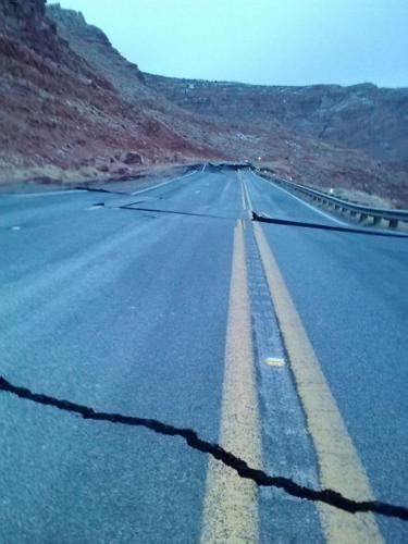 Road Collapse Closes Highway 89 South Of Page