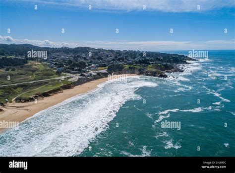 Gray Whale Cove State Beach In California Stock Photo Alamy