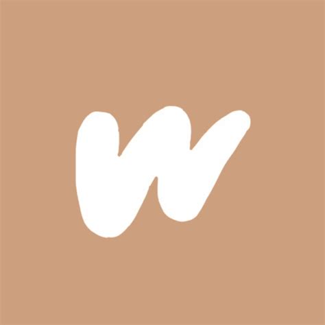 “wattpad” App Icon Brown Aesthetic Icône Application Appli