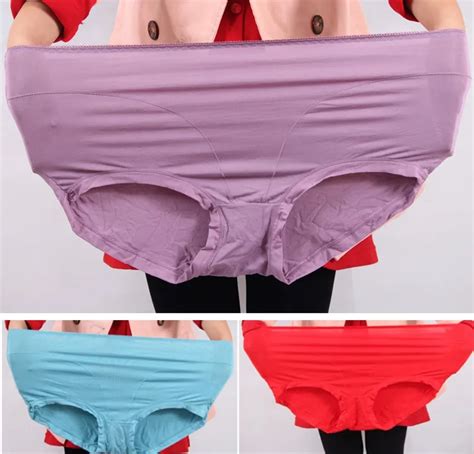 3pcslot New Arrival Briefs King Size Women Modal Extra Large Womens Panties Plus Size 7xl