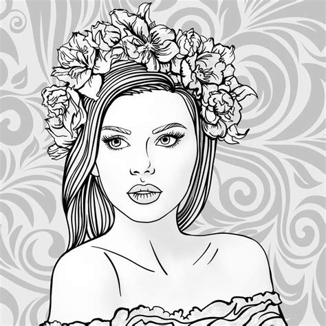 People Coloring Pages Adult Coloring Book Pages Coloring Pages To