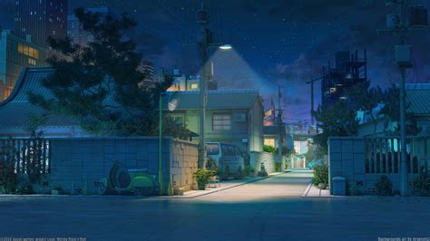 Anime Streets Wallpapers Wallpaper Cave