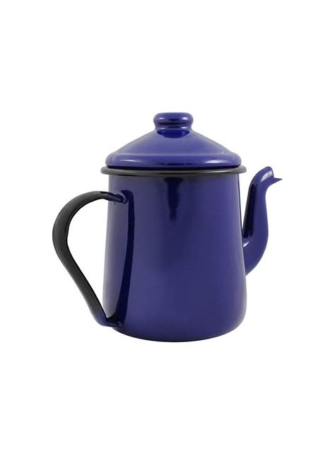 Cafeteira Esmaltada Tradicional Ewel Mãe Ágata 12cm 11l Azul Escuro