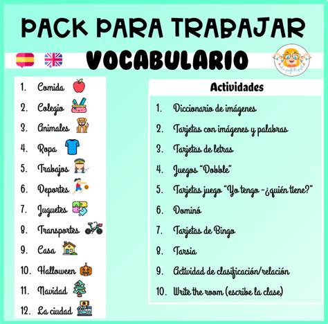 Pack Vocabulario Completo InglÉs