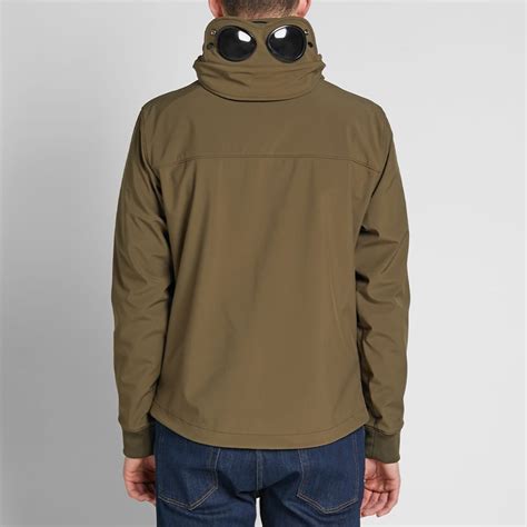 Cp Company Soft Shell Goggle Jacket Classic Olive End Uk