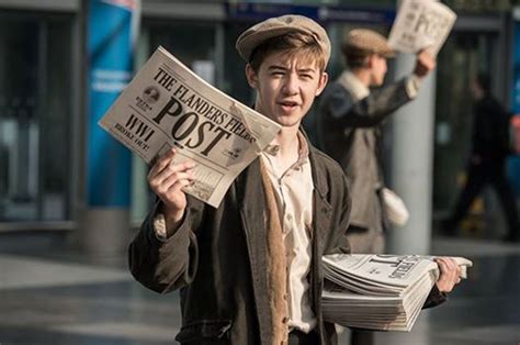 Old Fashioned Newsboys Hand Out 1914 Papers In Toronto To Commemorate