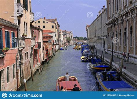 Summer Morning In Venice Editorial Photo Image Of Boat