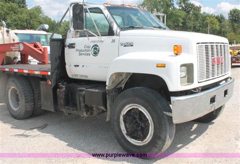 1992 Gmc Topkick C7h042 Flatbed Truck In Homer In Item I7832 Sold