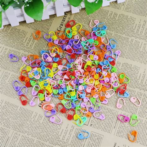 The online shop for knitting crochet and sewing supplies. 200Pcs Knitting Crochet Locking Stitch Needle Clip Markers ...
