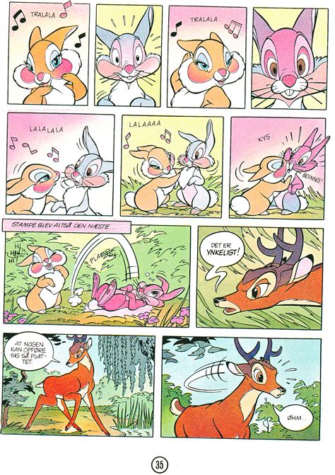 Walt Disney Movie Comics Bambi Danish Edition Walt Disney