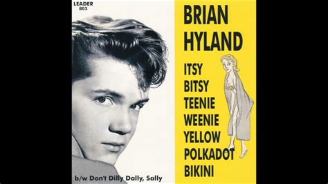 Brian Hyland Itsy Bitsy Teenie Weenie Yellow Polkadot Bikini Youtube