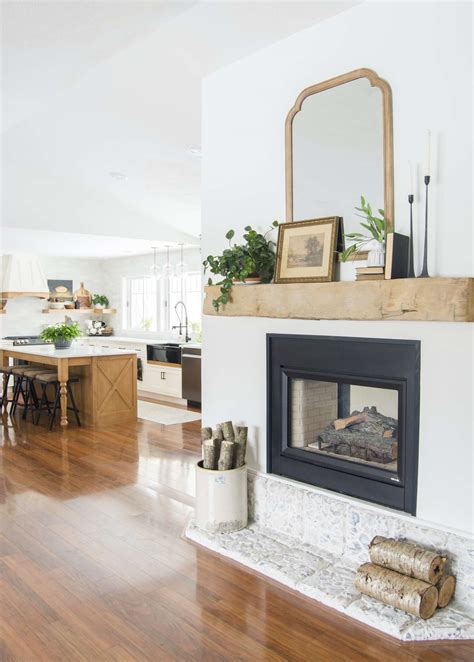How To Install A Wood Beam Fireplace Mantel Mriya Net