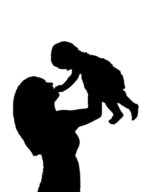 Baby Silhouettes Clipart Best