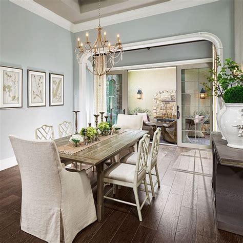 Silver Strand Sw 7057 By Sherwin Williams Dining Room Paint Colors Dining Room Blue