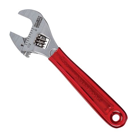 Adjustable Wrench Plastic Dipped 4 Inch D506 4 Klein Tools