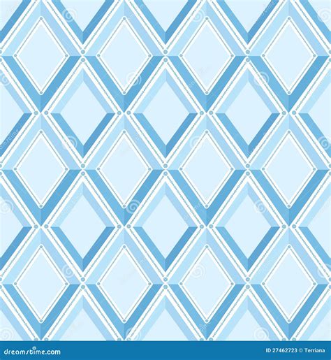 Seamless Pattern With Gray And Blue Diamonds Stock Photos Image 27462723