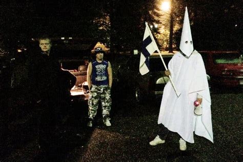 Finnish Protester Who Wore Ku Klux Klan Style Robe Is Arrested The