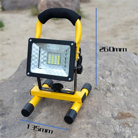 Rechargeable Portable Led Floodlight 30w Security Outdoor Work Light Lamp