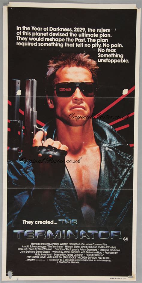 The Terminator Original Vintage Film Poster Original Poster Vintage