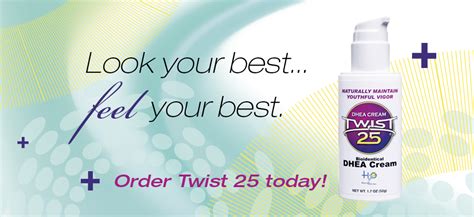 counteract the stress hormone cortisol with twist 25 dhea cream dhea is a prohormone that is