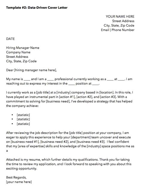 Covering Letter Format For Job Application Sample Letter