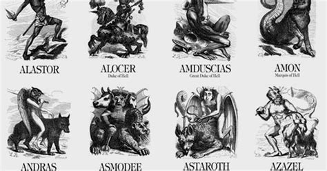 14 Names Of Demons From Collin De Plancys ‘dictionnaire Infernal